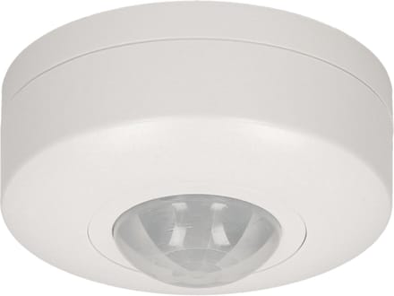Bewegingssensor binnen voor lamp - Bewegingsmelder plafond - Doorgangsmelder 2000 Lux - Motion sensor 360° - Wit