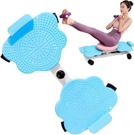 Taille Draaier - Torsieboard - Thuistraining - Antislip Basis - 59 x 30 x 14 cm - Blauw