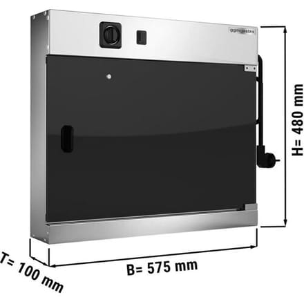GGM Gastro UV messensterilisator - voor 10 messen - 15W - timer tot 60 min zilver