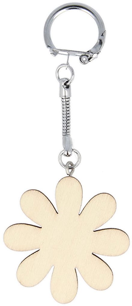 Bloem sleutelhanger 4.5x4.5 cm - Artemio