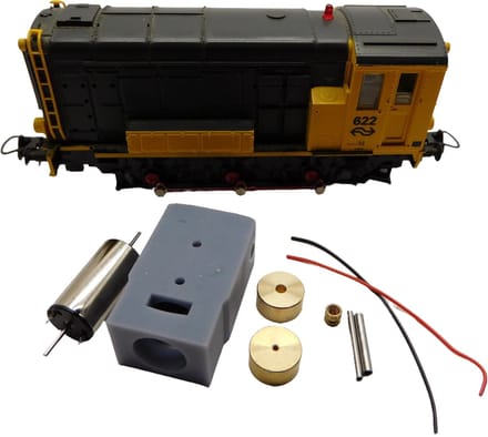 micromotor HR011F motor ombouwset voor Roco NS 500 / 600, Hippel