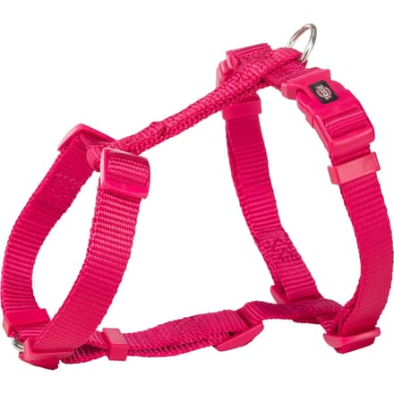 Trixie - Premium Hondentuig - H-Tuig - Fuchsia - L 60 - 87 x 2,5 cm