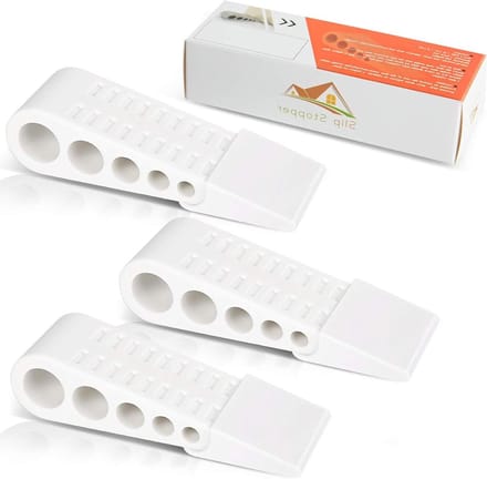 Deurstopper - Deurvastzetter - Deuren Open Houden - Anti-slip Ontwerp - 3 stuks - Wit