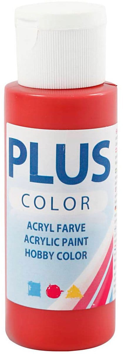 Acrylverf - Kerstrood - Plus Color - 60 ml