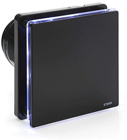 Moderne Badkamerventilator 100 mm met LED en Stil Design