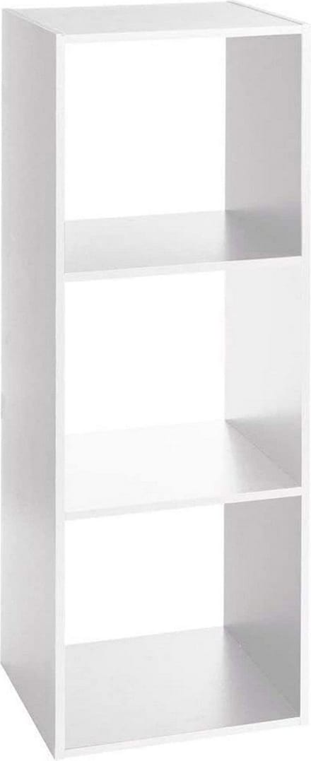 5five Modulaire Bamboe Opbergplank - Wit, 100,5 x 34,5 x 32 cm