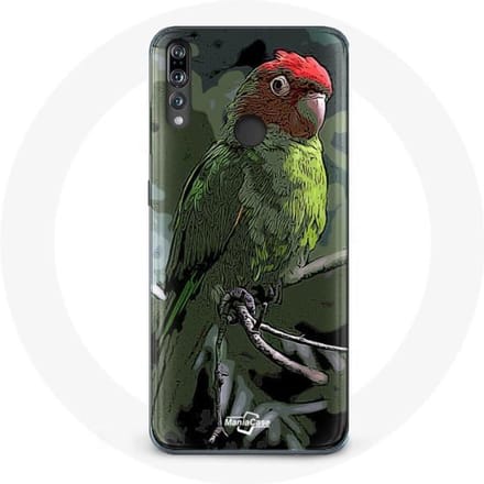 Coque pour Huawei p30 lite Pionus Perroquet Rouge Vert