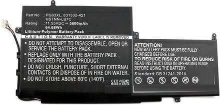 CoreParts MBXHP-BA0065 laptop reserve-onderdeel Batterij