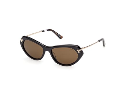 Pucci Ep0251 Dames Zonnebril Zwart Brown/CAT3 Vrouw