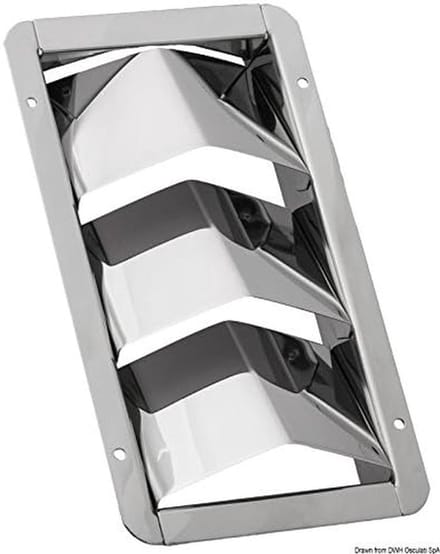 Rooster voor Motorruimte Ventilatie 205 x 114 mm