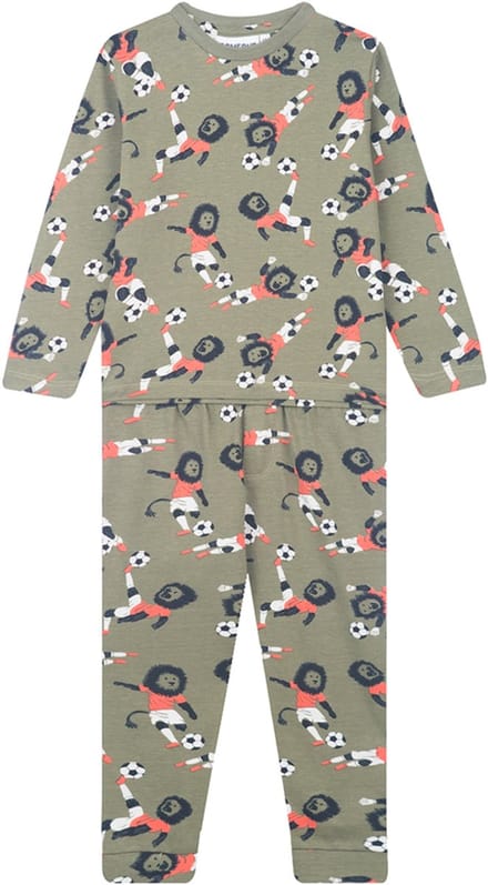 Someone HYPNOS-SB-66-A Jongens Pyjamaset - KHAKI