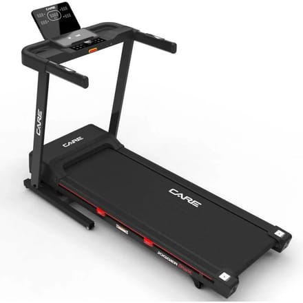 CARE JOGGER MAX - Connected en opvouwbare loopband - Maximale snelheid 16 km/u - 28 programma’s - Gemotoriseerde helling tot max. 9% - Voor thuisgebruik