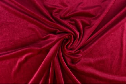 Stretch fluweel - Koraalroze - 1 meter - Per meter - Velvet stof