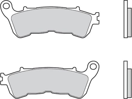 Brembo 07ho57sa Gesinterde Remblokken Transparant