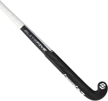 Brabo Elite Five WTB Carbon LB Bk/Wh Senior Hockeystick