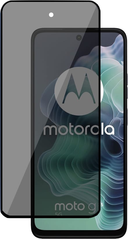 Privé Screenprotector geschikt voor Motorola Moto G35 Screenprotector - Privacy Beschermglas - Privacy Proteqt+