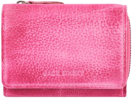 Jack Kinsky Nassau Portemonnee RFID Leer 11 cm - Dames - Horizontaal - pink