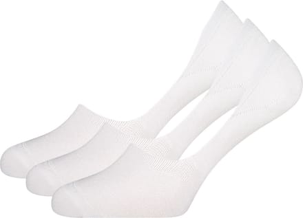 Bamboo Basics Onzichtbare Sokken Mika - 3-pack - Maat 41-46 - Bamboe Witte Sokken - Invisible Sokken - Bamboe Sneakersokken