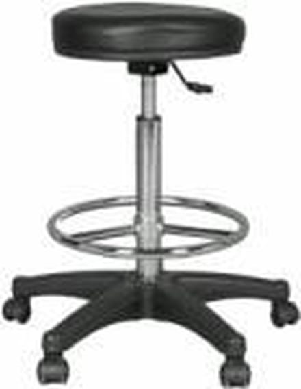 Walimex - stool - artificial leather - black
