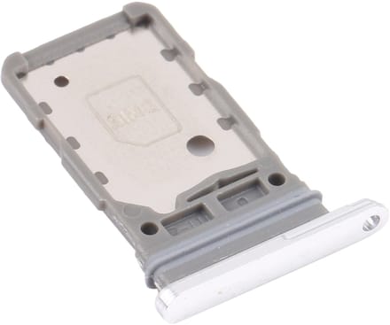 Voor Samsung Galaxy S21 simkaardhouder Zilver