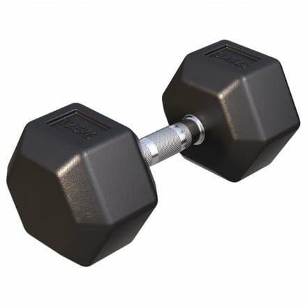 Gorilla Sports Dumbbell - 1 x 7,5 kg - Gietijzer - Hexagon - Halter