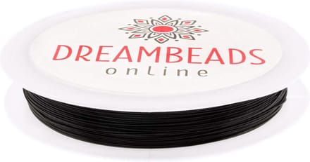 Metaaldraad (0.5 mm) Black (25 Meter)