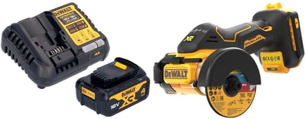 DeWalt DCS 438 M1 accu multimaterialensnijder 18 V 76 mm borstelloos + 1x accu 4.0 Ah + lader