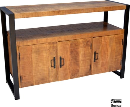 Dressoir Britt mangohout 135 cm - Naturel