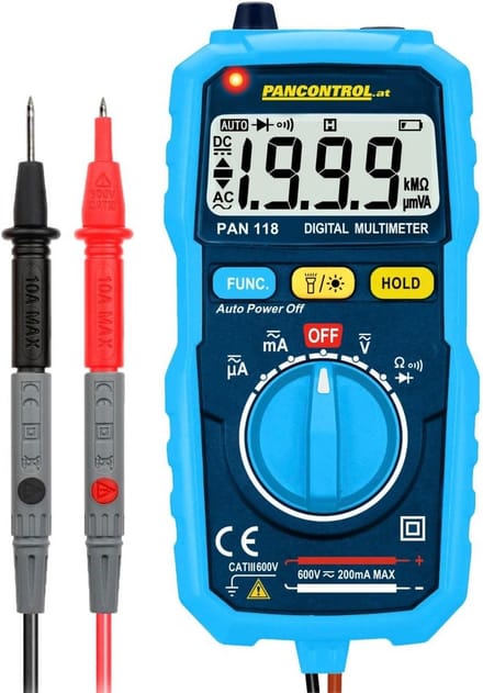 Compacte Digitale Multimeter met Automatische Bereikselectie en Spanningsdetector