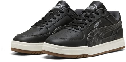 Puma Puma Caven III Crafted Leather Sneakers zwart Leer