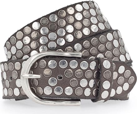 b.belt Riem Liv Ledergürtel W75 Taupe Grijs