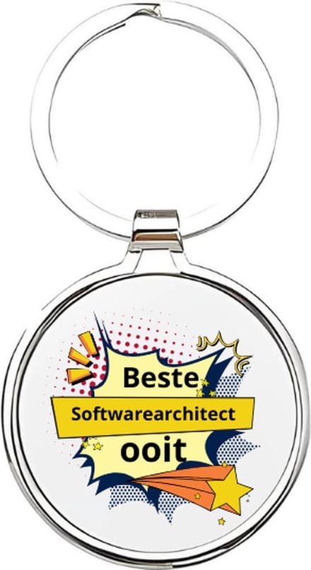 Akyol - de beste softwarearchitect ooit Sleutelhanger - Ict - de beste softwarearchitect - softwarearchitect - softwareconsultant - software - ontwikkelaar - ict - technici - technicus - afdeling ict - werk - ict manager - administrator - 4 x 7,5 CM