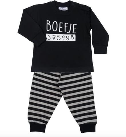 Fun2wear Boefje Pyjama - Zwart - Maat 98