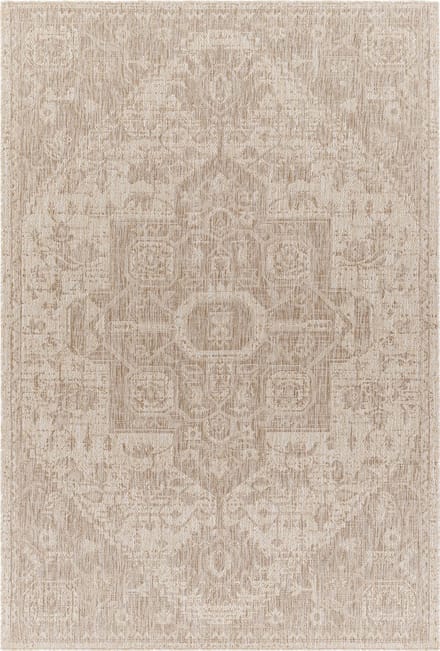 SURYA Linda vloerkleed jute-look beige - binnen en buiten