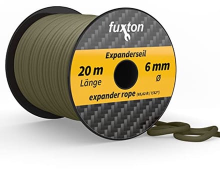 Elastisch Touw 6 mm - 20 m Olijfgroen - Voor Allround Gebruik