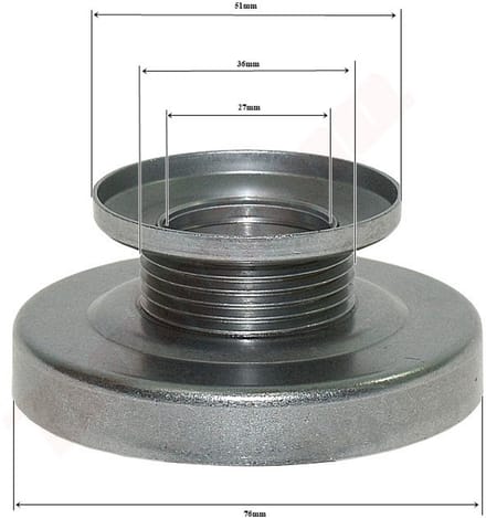 Koppelingstrommel passend op STIHL TS410 , TS420 ( 4238 760 8500 ) Merk BPC Parts