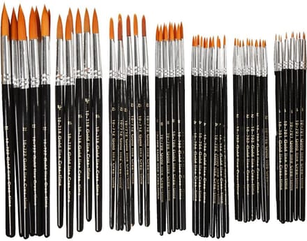Creativ Company Gold Line Penselen Rond Assortiment