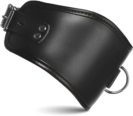 BDSM Padded Locking Posture Collar Hard Stance - Master Series - BDSM - Verstelbaar