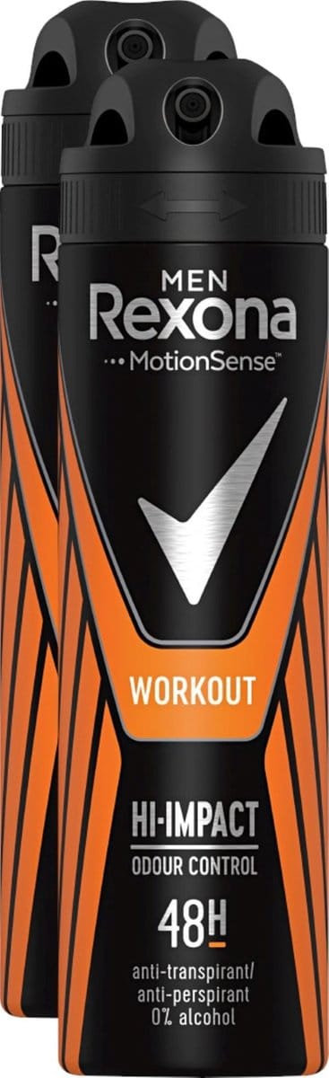 Rexona Deodorant Spray - Workout High Impact - 2 x 150 ml