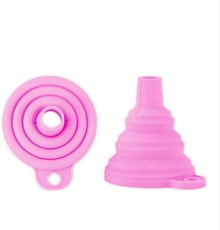 *** 2x Handzame Opvouwbare Siliconen Mini Trechter 6cm Doorsnede - Inklapbaar Keuken Hulp Tool - van Heble® ***