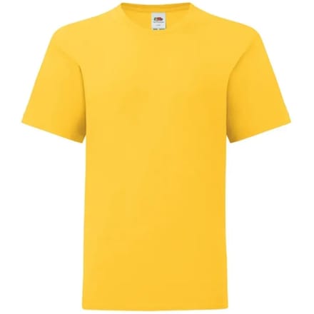 Fruit of the Loom - Kids´ Iconic T - Sunflower - 152