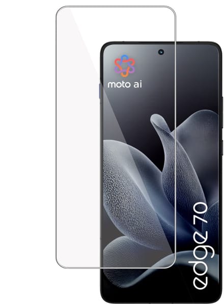 TechNow Screenprotector geschikt voor Motorola Edge 70 Screenprotector - Gehard Glas - Rounded - Proteqt+