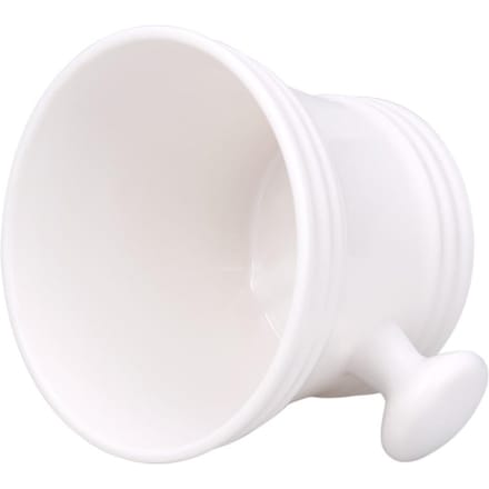 Kit de Rasage pour Hommes Support Brosse à Rasage Humide Support Porte-Savon Tasse Brosse Cheveux Barbe blanc