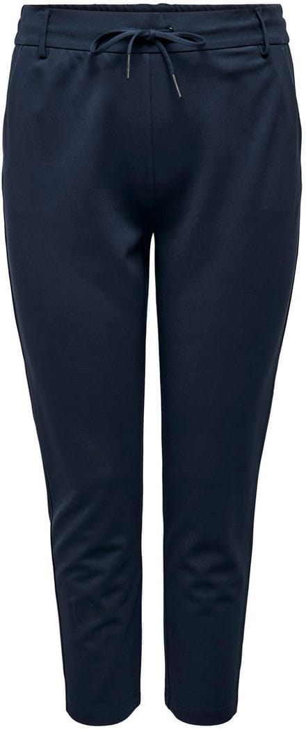 ONLY CARMAKOMA Dames Stijlvolle Broek Poptrash Paperback Stretch Broek Grote Maat Curvy Plus Formaat