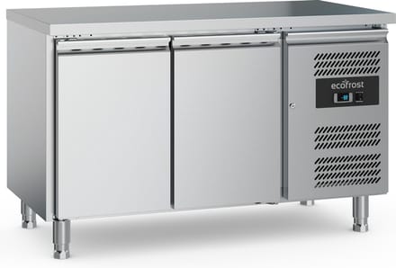 Ecofrost Koelwerkbank - 282L - 2 Deuren 1/1 GN - +2°C/+8°C - Geforceerd - 1360x700x850mm