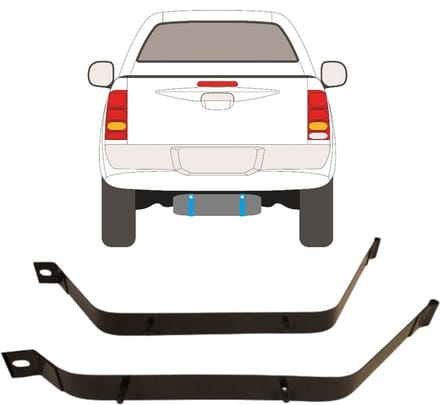 Brandstoftank klemmen voor Toyota Hilux 2005-2015