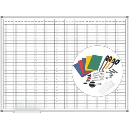 Planbord »Jaarplanner MAULstandard 6466584.SPR« 120/90 cm, incl. royaal accessoi