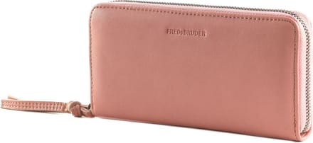 FREDsBRUDER Leren Portemonnee In My Pocket Ziparound Wallet Rose Roze