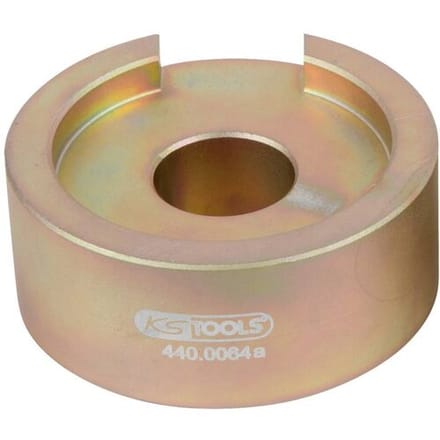 KS Tools 440.0064A Montagetegenhoudplaat VW / Audi / Seat / Skoda, Ø 64 mm