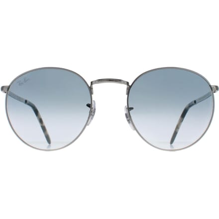 Ray-Ban Rond Unisex Zilver Blauw Gradiënt RB3637 Nieuw Rond